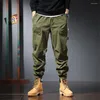 Calça masculina plus size 5xl 6xl Cargo tático Men Fashion Casual Masculino Misão Multi-bolso Joggers Khaki Green