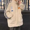 Mens Down Parkas Men Cotton Jackets Glossy rockar Kort lös streetwear stil halv hals tjock varm med rutiga dekorationer vintage faddish vinter 220902