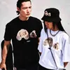 Camisetas para hombre, camiseta Palm Star Eye, oso decapitado, ángeles, manga corta, para hombres y mujeres, nueva moda de oso Palmangel