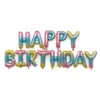 16 Inch HAPPY BIRTHDAY Decoration Balloons Colorful Aluminum Foil Letters Balloon Set Children Birthdays Party Decor Balloons FELIZ CUMPLEAnOS Decoracion Globos