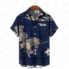 남성용 캐주얼 셔츠 남성 3D 프린팅 패션 크기 유럽 제품 아름다운 패턴 공식적인 도매 한국 일본 여름 판매