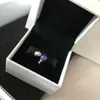 Coeurs et ballon chaud bleu boucle d'oreille en argent sterling véritable femmes bijoux de fête de mariage avec coffret d'origine pour pandora petite amie cadeau boucles d'oreilles