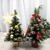 Decoraciones navideñas, 2 tamaños, efecto Visual práctico, artesanía de árbol, 4 colores, suministros pequeños artificiales para el hogar
