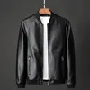 Hommes de Vestes En Cuir Bomber Moto Hommes Biker PU Baseball Plus La Taille 7XL Mode Casual Jaqueta Masculino J410 220905