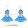 Bengelen kroonluchter bescheiden chique chique tassel lang stromende bohemian franjes retro hanger oorbellen vrouwelijke druppel levering 2021 sieraden dhseller2 dh5vh