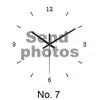 Relojes de pared Logotipo corporativo personalizado Reloj Mute Cuarzo Diseño digital Art Po Company Boda decorativa