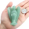 Estatuetas de cristais de aventurina verdes de cura de pedras 3 polegadas esculpidas pedras preciosas anjo da guarda estátuas de bolso sala de estar em casa Ffshop2001 Amjzy