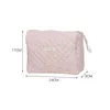 Cosmetic Bags Cases Hylhexyr Ins Floral Quilted Cotton Diaper Bag Large Capacity Young Girl Makeup Pouch With Zipper 220905