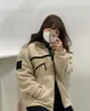 Mens Womens Plush Jacket Coat Embroidery Letter Fleece Jackets Sweatshirt Windbreaker Outerwear Tops