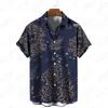남성용 캐주얼 셔츠 남성 3D 프린팅 패션 크기 유럽 제품 아름다운 패턴 공식적인 도매 한국 일본 여름 판매