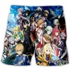 Shorts masculinos phechion homens/mulheres espada arte online alicization 3d impresso de streetwear casual masculino solto esportivo a162