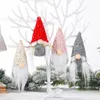 Decoração de Natal Gnome Plush Pingente de Xmas Tree pendurada Ornamento de ano novo Festa de presentes infantis P0905
