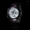 Muñecos de pulsera Mens Sports Watches Dive 50m Led Digital Led Military Wats Men Electronics Relojes Hombre