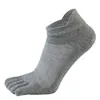 Спортивные носки 5 пары с пальцами ног хлопта с твердым дышащим защитой лодыжки без шоу лето пять пальцев хорошего качества L220905
