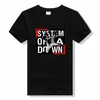 T-shirt da uomo System Of A Down Punk Camicia da uomo in cotone di alta qualità Hop-hip TShirt Donna Streetwear Harajuku Kawaii Ulzzang Top Tees