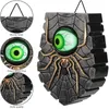 Decorazione per feste Halloween One Eyed Spider Campanello Decorazione Suono incandescente Horror Sound Puntelli Appeso Campanello Bulbo oculare Spider Bell Decor 220905