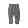 Herbst Catton Hosen 2-7 Jahre Jungen Casual Sport Kleinkind Junge Hosen Kinder Kinder Dünne Hosen Dinosaurier Jogginghose Unten 20220905 E3