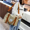 Duffel Bags Fashion Ladies Travel Bag Sports Gym Oxford ткани водонепроницаемая сумочка для хранения мужская багаж