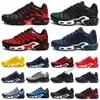 TN Plus Runner Shoes Men Women Outdoor Trainers Volt Hyper Blue Olive Triple Black All Red Tns Mens Womens Sports Sneakers Size 36-47241H