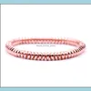 Бисерные пряди оптовые простой дизайн 10 %/Set Women Sier Hemaite 6mm Beads Bracelet для падения отношений Dealive Dhseller2010 DHW0O