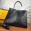 cm grande capacité sac fourre-tout doux lisse en cuir véritable sac à main sac à main large sangle sacs à bandoulière femme shopping paquet sac de haute qualité