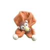 Morbido peluche Baby Girl Sciarpa Inverno Cute Cartoon Animali Bambini Scaldacollo Bavaglino Bambini Sciarpe Bambino Croce Fazzoletto da collo all'aperto 20220905 E3