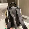 Mini Backpack Bookbags Designer Backpacks Woman Military Drawstring Backpack Color Matching Large Capacity Leather Shoulder Handbag 220831
