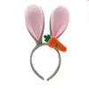 Nick Fox Ears Headband Plush Carrot Bunny Ears Halloween Party Masquerade Headgear GC1563