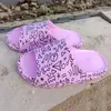 슬리퍼 여름 남자 여자 슬라이드 패션 낙서 플립 플롭 두꺼운 만화 인쇄 커플 플랫폼 신발 야외 해변 샌들