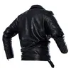 جاكيتات الرجال Didiboer Spring Leather Biker Coats Zipper Long Sleeve Faux Soft Soft for Casaco Moto Maschulino 220905