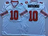 Ws American College Football Wear NCAA Männer Vintage Michael Vick Brett Favre Deion Sanders Steve Bartkowski Fußball genäht MN Jersey Rot Schwarz