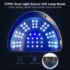 مجففات الأظافر EST LAMP 114W UV LED مع 4 إعدادات مؤقت والتعامل مع مجفف المعالجة السريعة المعالجة والمعدات مانيكير 220908