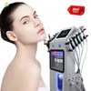 Newest 12 in 1 Microdermabrasion Hydra Cleaning Facial Machine Aqua Water Oxygen Facial Device BIO RF Face Lifting Wrinkle Removal Beauty Equipment