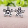 Sterling Silver Dazzling Daisies Stud Earring Women Party Jewelry Set Original Box For Daisy Flowers Girl Friend Earrings6530199