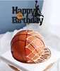 Inne świąteczne materiały imprezowe L Cake Akcja Basketball/Cupcake Toppers Basketball/sport