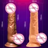 Schoonheidsartikelen Nieuw sexy speelgoed Simulatie Penis met ballen huidpatronen verstelbare vibratie USB aangedreven masturbatieapparaat voor mannen vrouwen