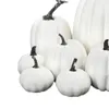 Décoration de fête 7pcs modèle de citrouille artificielle Thanksgiving citrouille faux légume Halloween bricolage artisanat pour la maison décoration d'Halloween Dro 220905