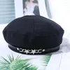 Baretten Damesmode Baret Caps Winter Hoeden Voor Vrouw 2023 Koreaanse Achthoekige Hoed Kunstenaar Schilder Vintage Gorra Herfst Sboy Cap mujer