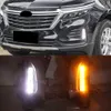 Feux antibrouillard LED DRL pour Chevrolet Equinox 2022 2023, feu de jour avec clignotant jaune dynamique