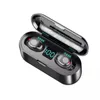 F9 TWS 5.0 True Wireless Earbuds Earphone With 2000mAh Charging Sports Gaming Headset With LED Display