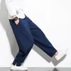 Men039s Pants Lines Oversized Baggy Men Women Spring Summer Large Size Casual Trousers Man Solid Bloomers Fashion 2022 Black2009164