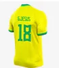 24-25 Brasilien Brasil Soccer Jerseys Anpassade thailändska kvalitetsskjortor Custom Pele Vini Jr L.Paqueta Neres G.Jesus Dani Alves Casemiro Alisson