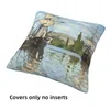 Taie d'oreiller Monet Throw Ers Ensemble de 4 cas de peinture décorative Coussin de ferme 18x18 pouces 45x45 cm Livraison directe 2022 Bdesybag Amsdn