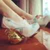 Boots New Scales Discoloration Round Nose Ladies Shoes Lace up Raw Heel Platform Golden Bunny Sexy Women 220901