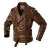 Мужские куртки Didiboer Spring Leather Biker Coats Zipper с длинным рукавом осенний мягкий искусство для Casaco Moto Masculino 220905