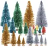 Décorations de Noël faux pin mini artificiel sisal miniature party potep for Ornament