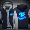 Herren Hoodies Märchen Anime Hoodie Jacke Mantel Winter Fleece Dicke Warme Sweatshirts Langarm Plus Größe