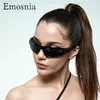 نظارة شمسية emosnia y2k punk Sports Eyeglasses Goggle Men Women 2022 Outdoor Vintage Sun Glasses Fashion Eyewear UV400