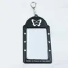 Card Holders Butterfly PVC Transparent Holder Idol Po Protector Classic Bus Work Protective Cover ID