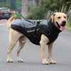 Vêtements pour chiens veste pour animaux de compagnie avec harnais vêtements chauds d'hiver pour manteau imperméable réfléchissant petit moyen